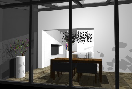 Product ontwerp interieur kastenwand Ozebo