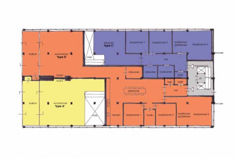Plattegrond appartementen Weerd (2)a
