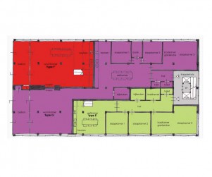 Plattegrond appartementen Weerd