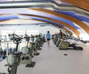 Interieur sportcentrum Victorieplaza