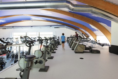 Interieur sportcentrum Victorieplaza