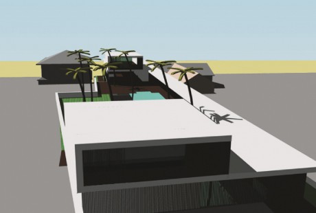 Ontwerp strand villa perth australie - achtergevel