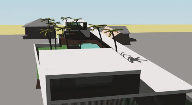 Ontwerp strand villa perth australie - achtergevel