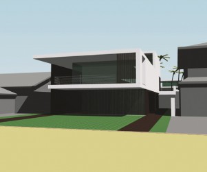 Ontwerp strand villa perth australie - voorgevel