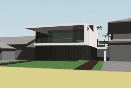 Ontwerp strand villa perth australie - voorgevel
