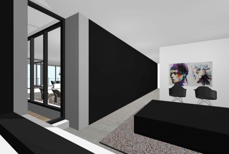 design interieur penthouse, ontwerp , architect, 3d, fraai, modern, minimalistisch