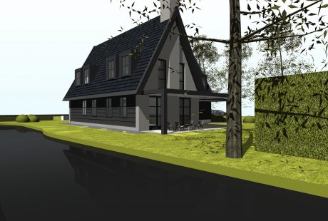 Vrijstaand, modern, woonhuis, woning, villa, amsterdam, aalsmeer, alkmaar, noord holland, ontwerp, architect,