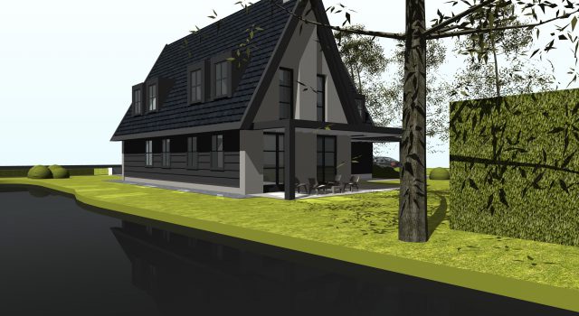 Vrijstaand, modern, woonhuis, woning, villa, amsterdam, aalsmeer, alkmaar, noord holland, ontwerp, architect,