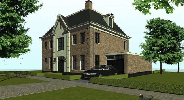 Nieuwbouw herenhuis, Edam