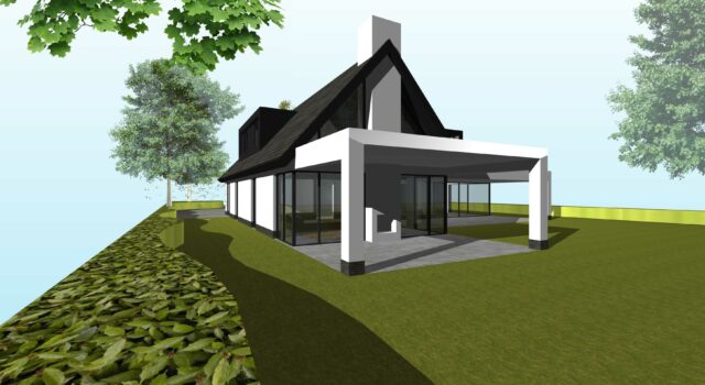 Nieuwbouw duurzame moderne villa, schagen